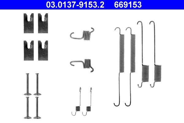 ATE 03.0137-9153.2 Accessory Kit, brake shoes