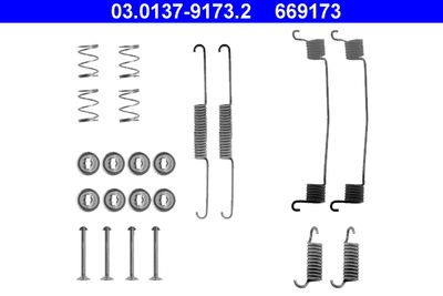 Accessory Kit, brake shoes ATE 03.0137-9173.2