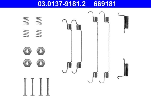 ATE 03.0137-9181.2 Accessory Kit, brake shoes