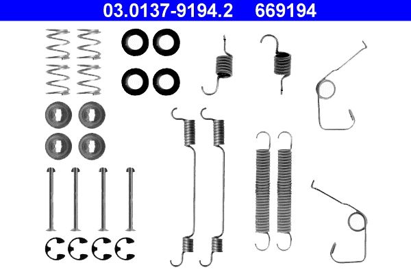 ATE 03.0137-9194.2 Accessory Kit, brake shoes