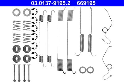 Accessory Kit, brake shoes ATE 03.0137-9195.2