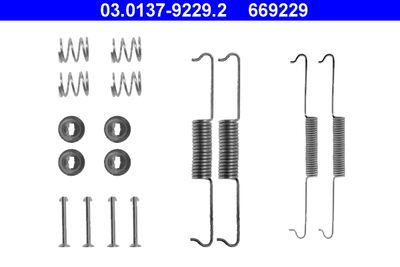 Accessory Kit, brake shoes ATE 03.0137-9229.2