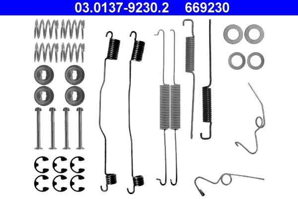 ATE 03.0137-9230.2 Accessory Kit, brake shoes