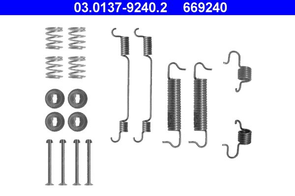 ATE 03.0137-9240.2 Accessory Kit, brake shoes