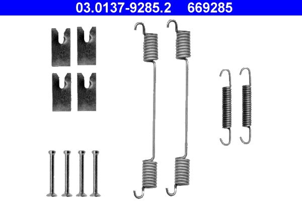 ATE 03.0137-9285.2 Accessory Kit, brake shoes