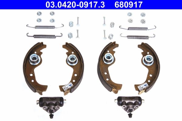 ATE 03.0420-0917.3 Brake Shoe Set