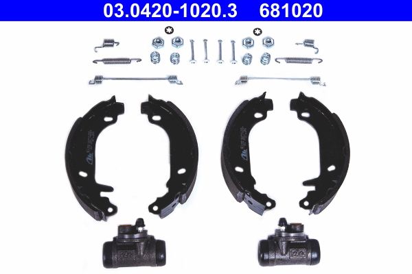 ATE 03.0420-1020.3 Brake Shoe Set