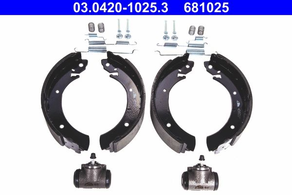 ATE 03.0420-1025.3 Brake Shoe Set