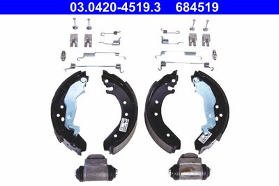 Brake Shoe Set ATE 03.0420-4519.3