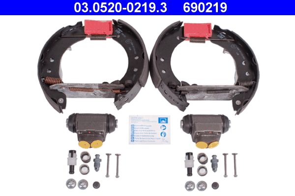ATE 03.0520-0219.3 Brake Shoe Set