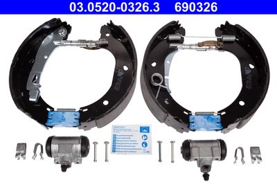 Brake Shoe Set ATE 03.0520-0326.3