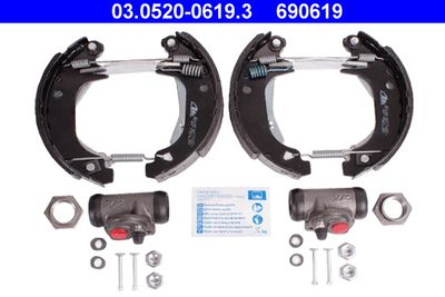 Brake Shoe Set ATE 03.0520-0619.3