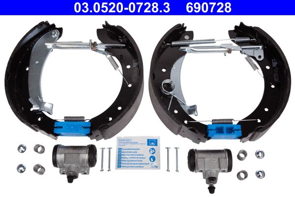 ATE 03.0520-0728.3 Brake Shoe Set