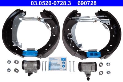 Brake Shoe Set ATE 03.0520-0728.3