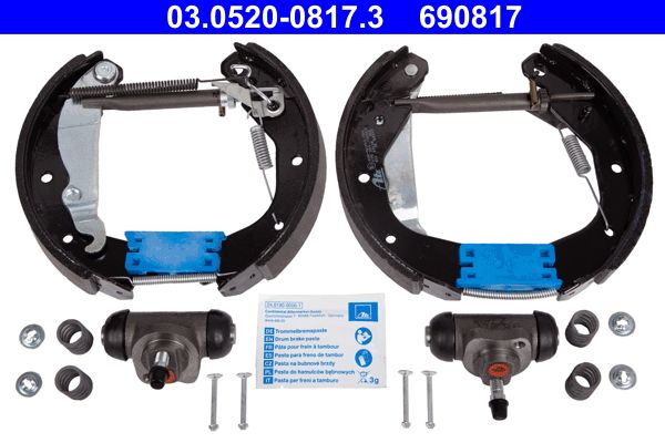 ATE 03.0520-0817.3 Brake Shoe Set