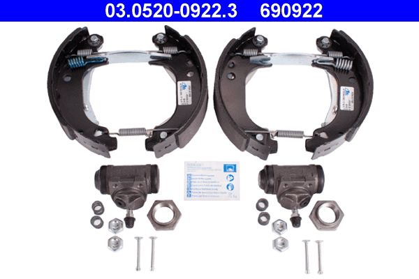 ATE 03.0520-0922.3 Brake Shoe Set