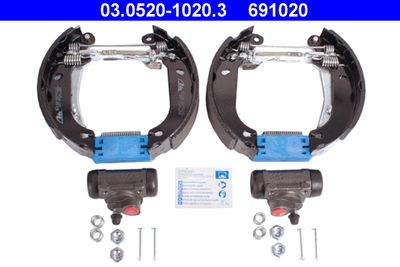 Brake Shoe Set ATE 03.0520-1020.3