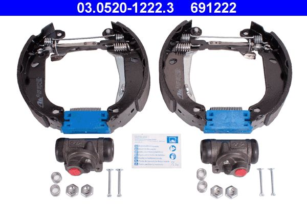 ATE 03.0520-1222.3 Brake Shoe Set