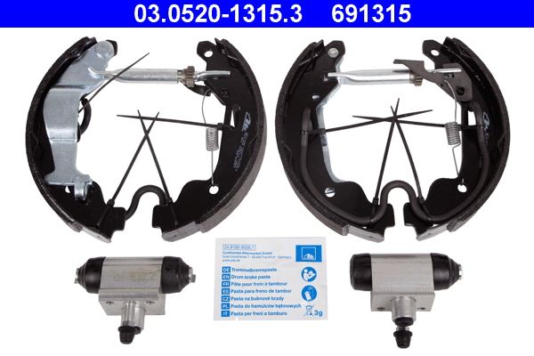 ATE 03.0520-1315.3 Brake Shoe Set