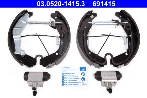 ATE 03.0520-1415.3 Brake Shoe Set