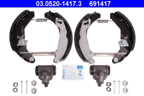 ATE 03.0520-1417.3 Brake Shoe Set