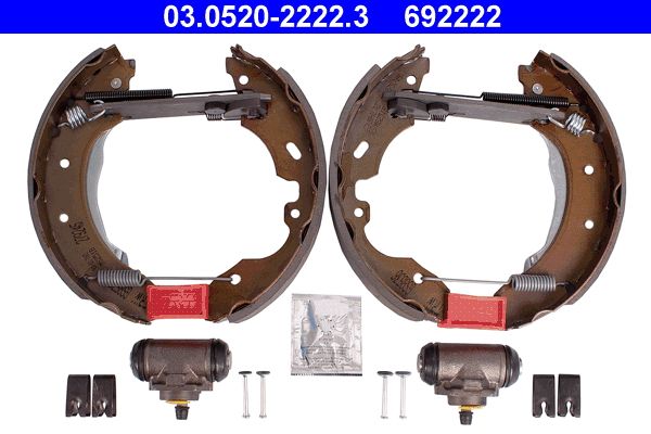 ATE 03.0520-2222.3 Brake Shoe Set