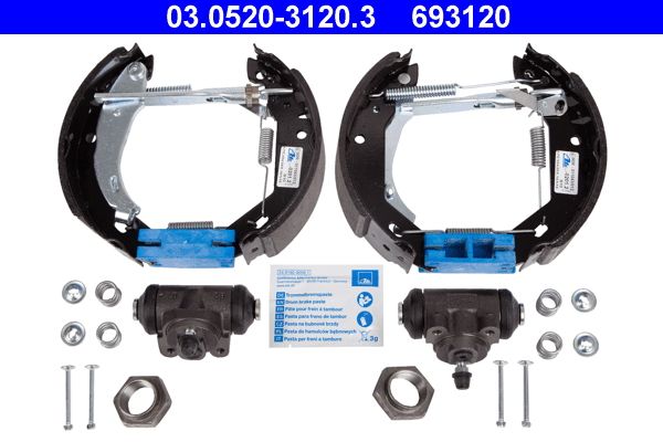 ATE 03.0520-3120.3 Brake Shoe Set