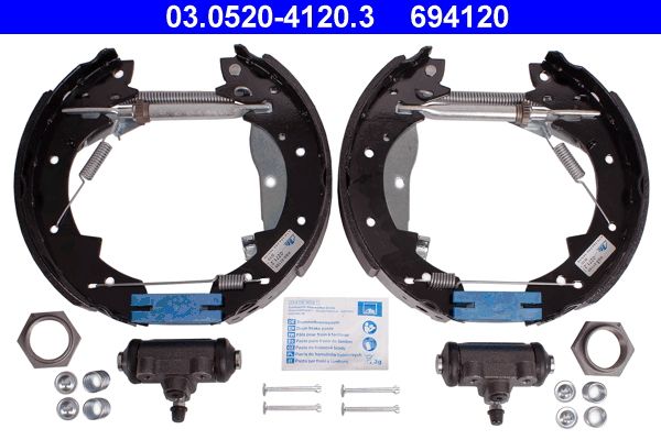 ATE 03.0520-4120.3 Brake Shoe Set