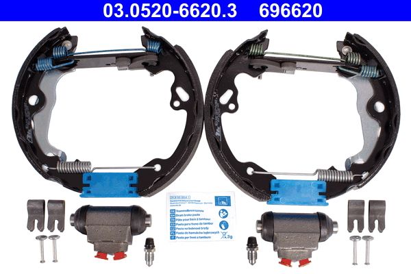 ATE 03.0520-6620.3 Brake Shoe Set