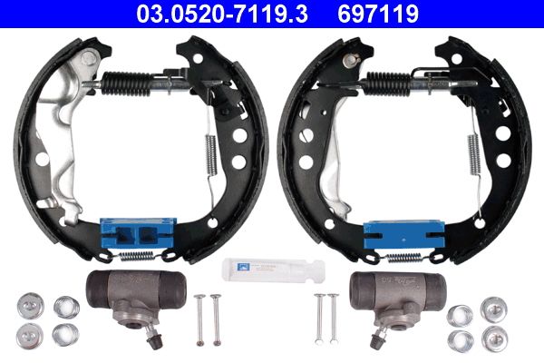 ATE 03.0520-7119.3 Brake Shoe Set