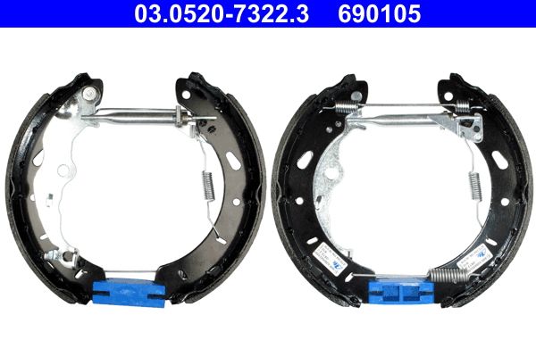 ATE 03.0520-7322.3 Brake Shoe Set