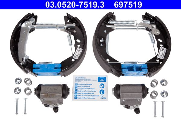 ATE 03.0520-7519.3 Brake Shoe Set