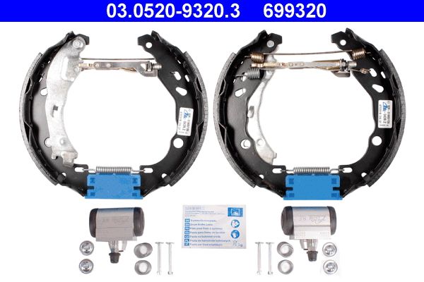 ATE 03.0520-9320.3 Brake Shoe Set