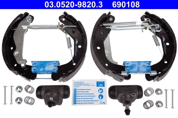 ATE 03.0520-9820.3 Brake Shoe Set