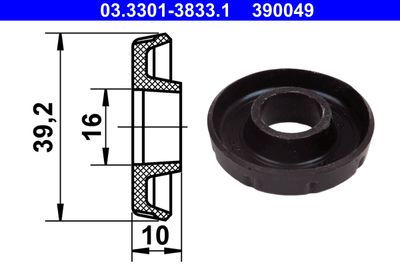 Bellow, brake master cylinder ATE 03.3301-3833.1