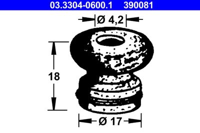 Plug, brake fluid reservoir ATE 03.3304-0600.1