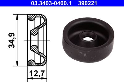 Bellow, wheel brake cylinder ATE 03.3403-0400.1