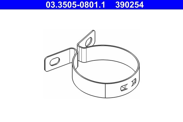 ATE 03.3505-0801.1 Holder, brake fluid reservoir