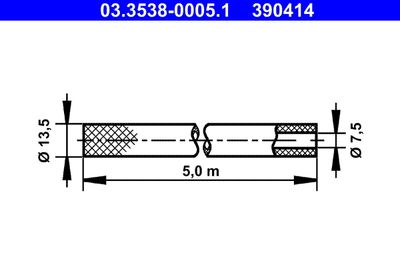 Hose ATE 03.3538-0005.1