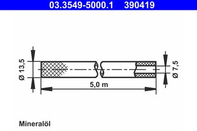 Hose ATE 03.3549-5000.1
