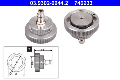 Brake Bleeder Adapter ATE 03.9302-0944.2