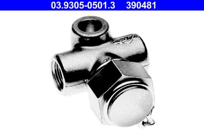 Test Connection, piping ATE 03.9305-0501.3