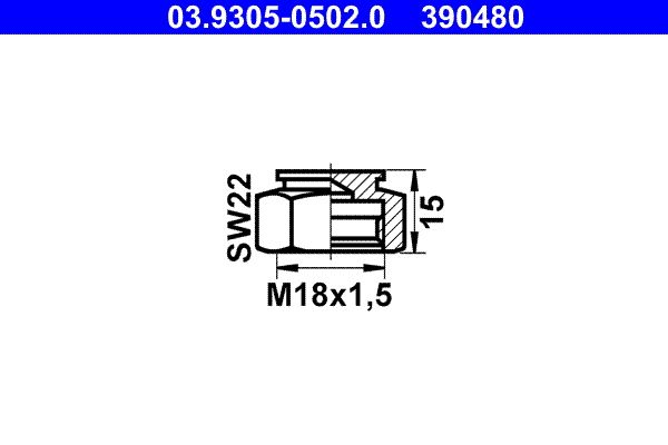 ATE 03.9305-0502.0 Connector Chain, test connection