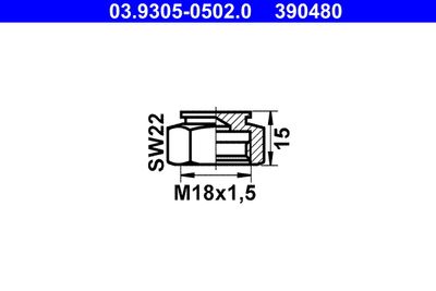 Connector Chain, test connection ATE 03.9305-0502.0