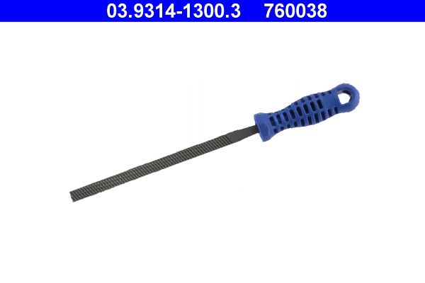 ATE 03.9314-1300.3 File, brake pad well cleaning