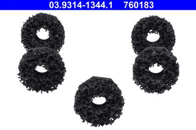 Cleaning Disc, wheel hub cleaning set ATE 03.9314-1344.1