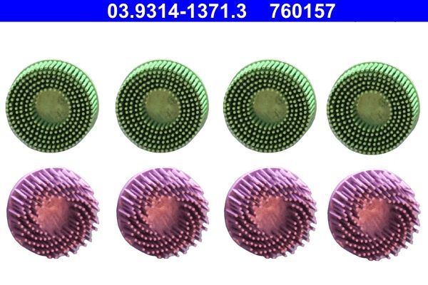 ATE 03.9314-1371.3 Cleaning Disc, wheel hub cleaning set