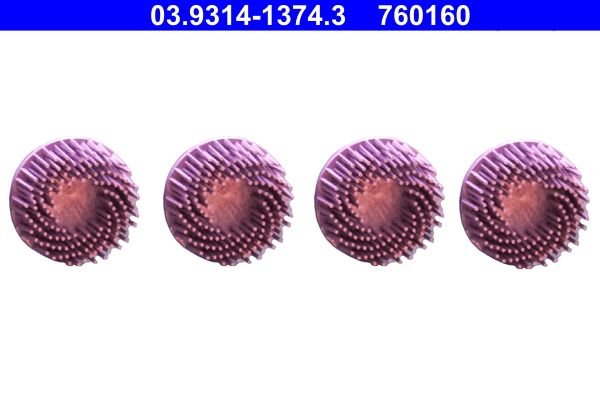 ATE 03.9314-1374.3 Cleaning Disc, wheel hub cleaning set