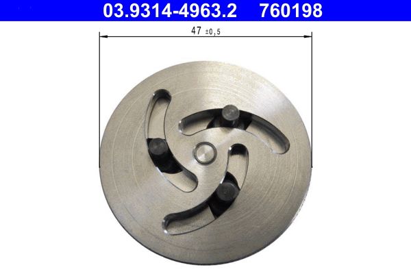 ATE 03.9314-4963.2 Adaptor, brake caliper reset tool