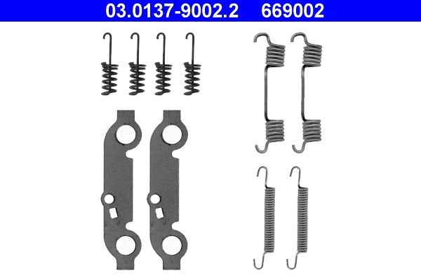 ATE 03.0137-9002.2 Accessory Kit, parking brake shoes